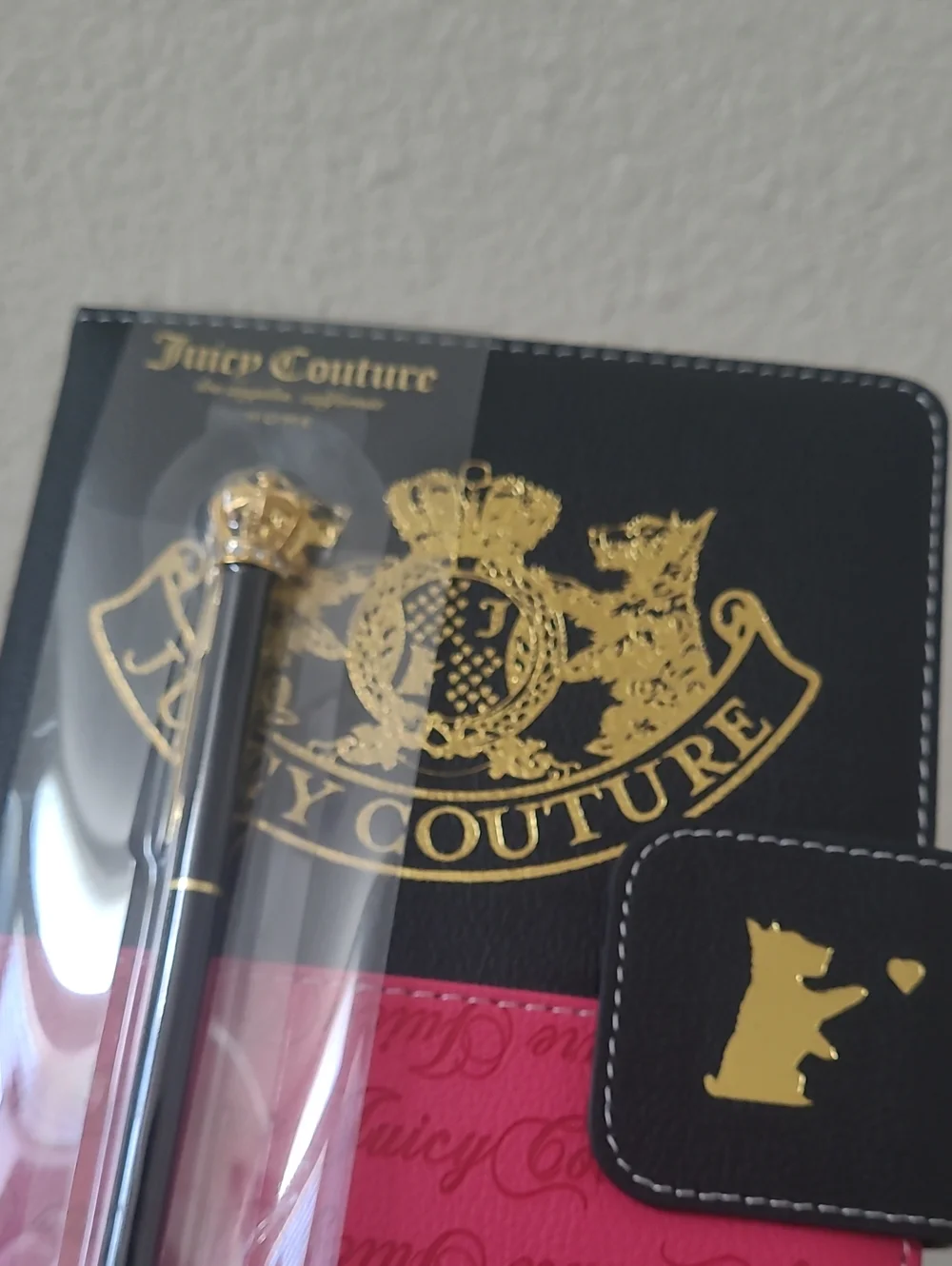 Juicy Couture Journal With Crown Pen- 280 Pages